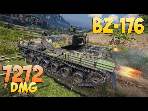 Видео: BZ-176 - 5 Kills 7.2K DMG - Бешеный! - Мир Танков