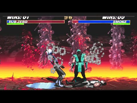 Видео: UMK3 FightCade Поймал на гарпун и уехал кататься на льду