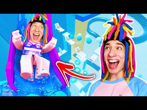 Видео: КИТАЙКА ПРОХОДИТ БАШНЮ АКВАПАРК В ROBLOX TOWER!