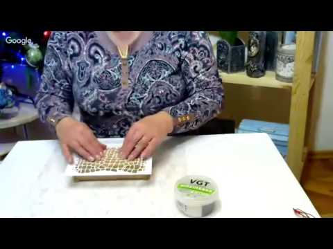 Видео: Галина Вакула.  Имитация в декупаже - это просто.