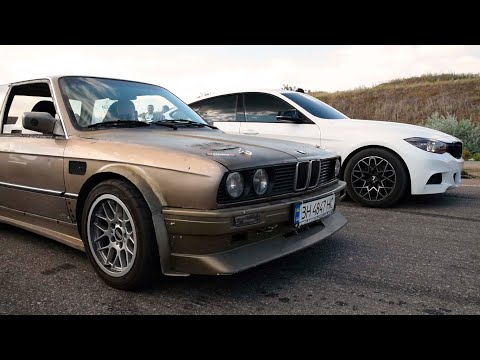 Видео: ГОНКА на БОЕВОМ КОРЧЕ. BMW E30 с мотором от M3 (S54B32)