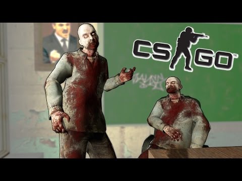 Видео: ЗОМБИ В ШКОЛЕ - CS:GO Маньяк