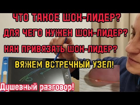 Видео: ЧТО ТАКОЕ ШОК-ЛИДЕР/ ДЛЯ ЧЕГО НУЖЕН ШОК-ЛИДЕР/ КАК ПРИВЯЗАТЬ ШОК-ЛИДЕР/ КАК ПРИВЯЗАТЬ ВСТРЕЧНЫЙ УЗЕЛ