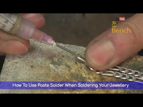 Видео: Как использовать паяльную пасту при пайке ювелирных изделий