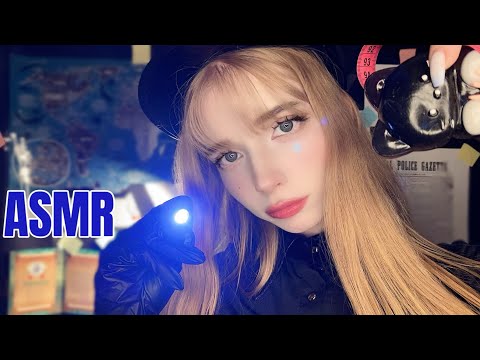 Видео: АСМР Осмотр,шепот,триггеры,снятие мерок*Ролевая игра*💖 Недобрый полицейский🍩👮ASMR 🥰
