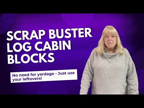 Видео: Блок «Лоскутный бревенчатый домик»: 2 способа сшить этот классический блок для одеяла | Эпизод 182