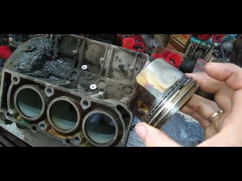 Видео: Мерседес 2,4л V - 6. Разбор и дифектовка  ДВС. 