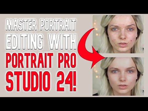 Видео: Мастерское редактирование портретов с помощью Portrait Pro Studio 24