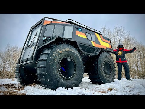 Видео: Новый вездеход БРО, от Жукофф Гараж! Полный фарш уже в базе! Ураганим по весенней пойме.