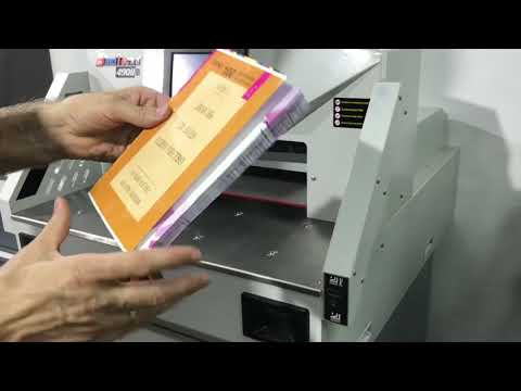 Видео: Электрический гильотинный резак BindTec 4908B/4608B