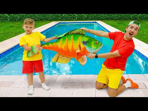 Видео: Веселые детские истории с Волшебной рыбой!