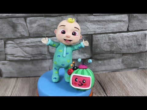 Видео: Как сделать кокомелон и Джей-Джея из помадки для торта