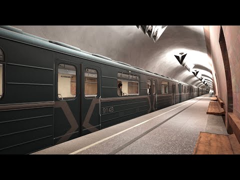 Видео: Subtransit Drive Калининская линия Третьяковская - Новокосино 81-717/714