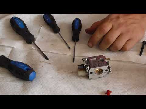 Видео: Чистка карбюратора бензопилы Husqvarna 350