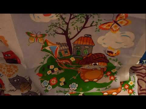 Видео: распаковка, лоскут от МАГНАТЕКС, рогожка от40см. и лоскут 20-40см.