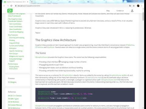 Видео: Qt. Знакомство с Graphics View Framework