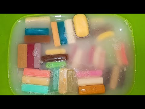 Видео: Asmr thinking of slightly soaked soap, sticky, мыление слегка размокшего мыла, прилипушки