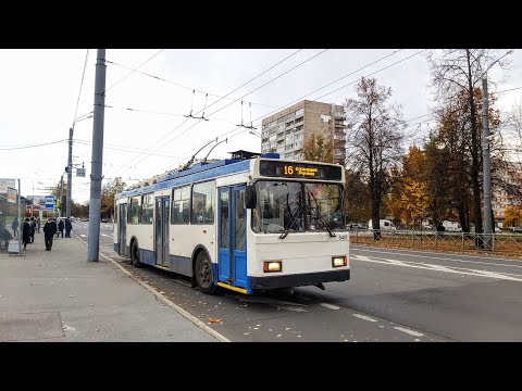 Видео: Троллейбус, маршрут №16 ВМЗ-5298-20 б.5401 (11.10.2022) Санкт-Петербург