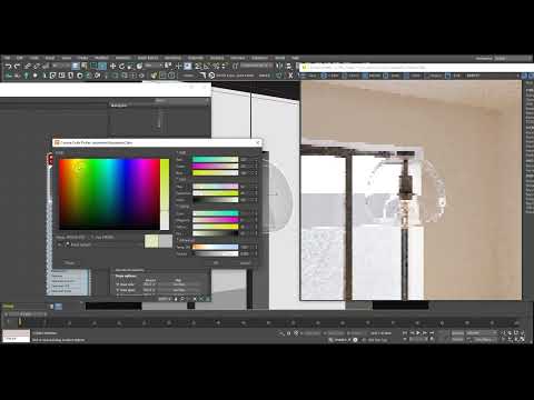 Видео: 4 11 Создание цветного стекла CoronaPhysicalMtl Corona Render в 3ds max