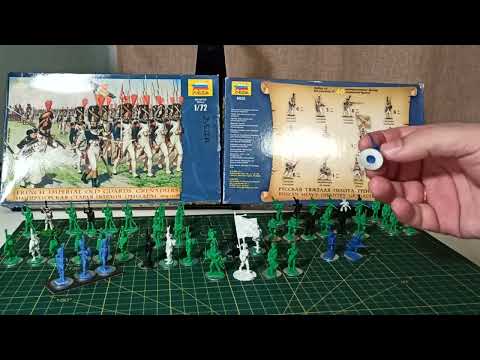 Видео: Солдатики! Русская тяжёлая пехота. Гренадëры 1812-1814