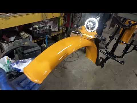 Видео: 6 / Часть. Минск 125. Замена втулок и сальников передней вилки и начало сборки Минчика.