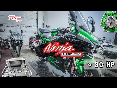 Видео: Прокачал Kawasaki H2 SX.  +80 л.с.