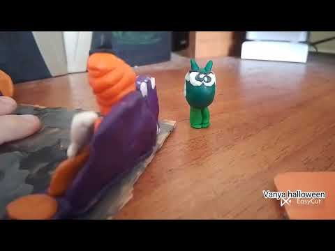 Видео: Ліплю діораму 2 измерения з Plants vs braintot  часть 1