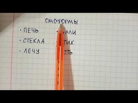 Видео: Омоформы - что это такое понятным языком и чем они отличаются от омонимов - объясняю на примерах