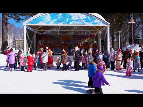 Видео: Масленичное гуляние «Масленичный круговорот на гулянье народ зовет!»