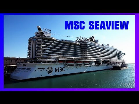 Видео: MSC SEAVIEW  - лучшие круизные лайнеры мира - видео обзор - нужная информация