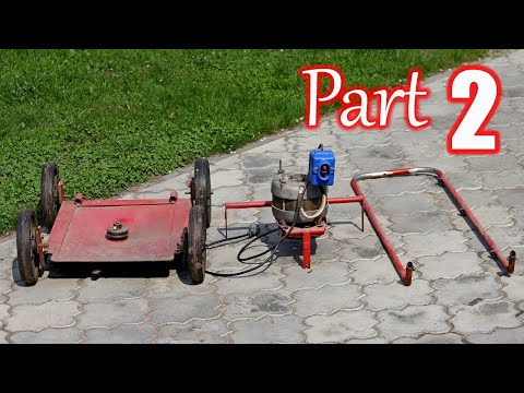 Видео: Газонокосилка самодельная часть2