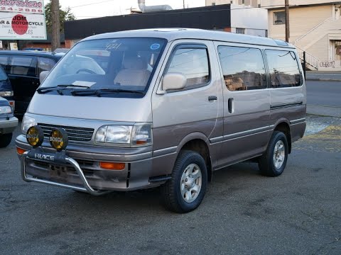 Видео: SOLD:1993 Toyota Hiace Supercustom Limited 4WD KZH106, turbo diesel 1KZ-TE (на русском языке)