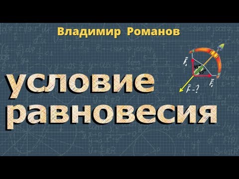 Видео: РАВНОВЕСИЯ ТЕЛ  #физика