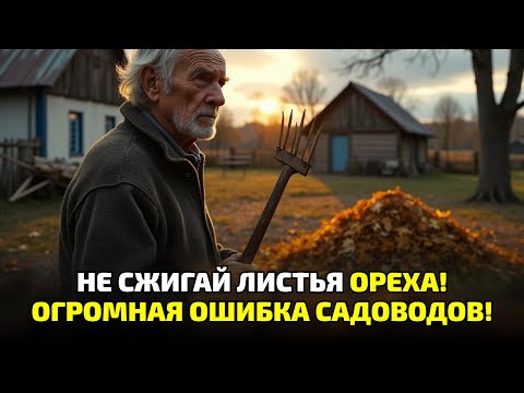 Видео: Все сжигают листья ореха зря! Вот правда, которую скрывали десятилетиями!