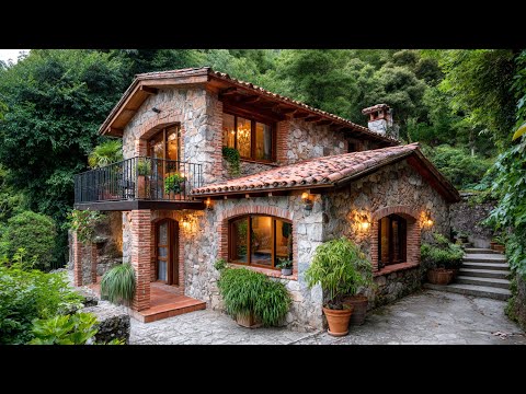 Видео: Этот двухэтажный каменный дом заставит вас захотеть переехать в сельскую местность!