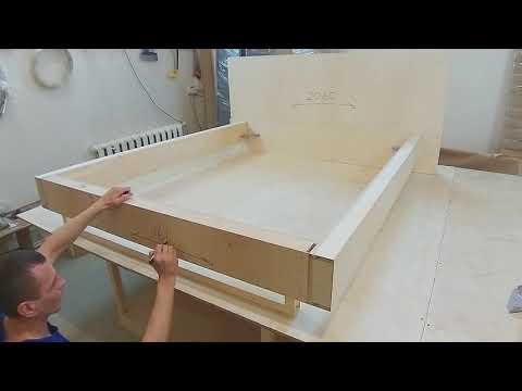 Видео: How to make a bed  |  Изготовление кровати.Каркас.