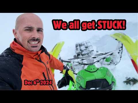 Видео: Ранний сезон катания на снегоходах! Низкий уровень снега — Ревелсток, Британская Колумбия