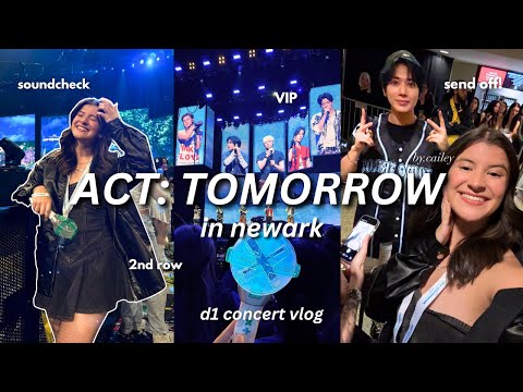 Видео: TXT CONCERT VLOG | выступление: завтра в Ньюарке *vip 1, саундчек, проводы, виды на баррикады, дн...