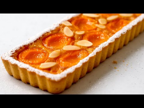 Видео: Абрикосовый ТАРТ/ Пошаговый РЕЦЕПТ/ Песочное тесто, франжипан  с маслом нуазетт, абрикосы в сиропе