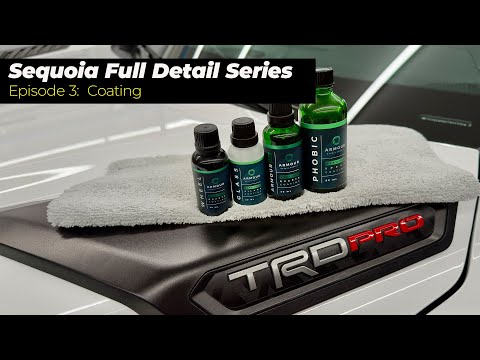 Видео: Покрытие Toyota Sequoia TRD Pro с помощью ADS Pro Coating и Phobic