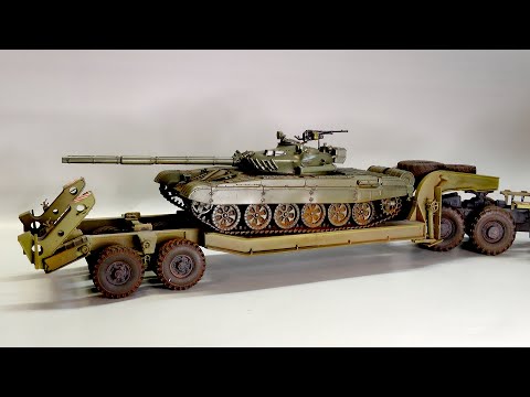 Видео: Сборка и окраска Танка Т-72А. AVD MODELS (3014). Масштаб 1:43.