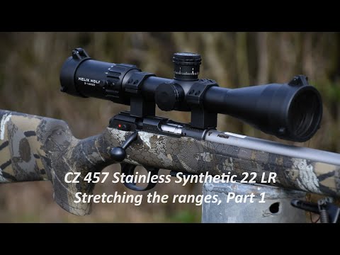 Видео: Расширение диапазона с CZ 457 Stainless Synthetic 22 LR, часть 1