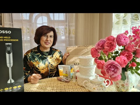 Видео: Розпаковка, приємні Дрібнички: посуд, засоби догляду , а також Продаж!