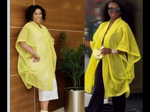 Видео: КАК КРОЙТЕ И СШИВАЙТЕ БОЛЬШУЮ КУРТКУ-КИМОНО ИЗ ОРГАНЗЫ/ОРГАНИ С РЮШАМИ ПО БОКУ