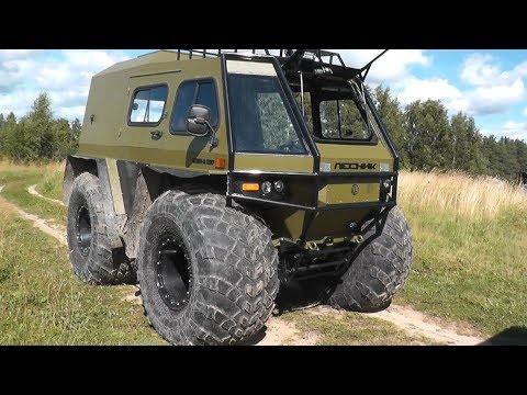 Видео: Вологодский вездеход "Лесник". Тест и обзор с производства.