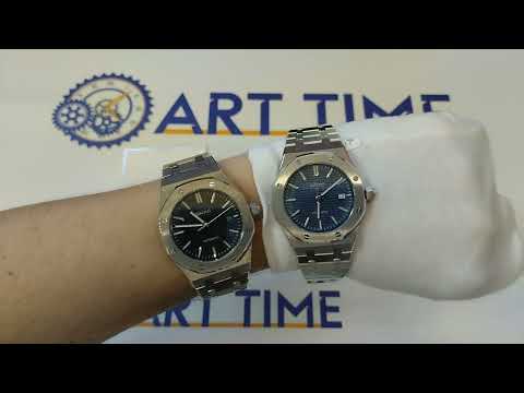 Видео: Видео обзор механических часов Seiko MOD на механизме NH35A хомаж на Royal Oak