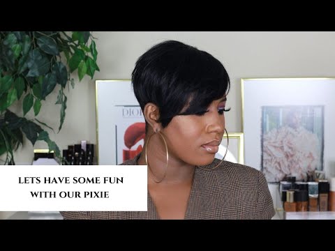 Видео: КАК ДОБАВИТЬ НАРАЩИВАНИЕ К СТРИЖКЕ ПИКСИ/КОРОТКИМ ВОЛОСАМ | ДОБАВЬТЕ ЧЁЛКУ К СТРИЖКЕ ПИКСИ. Dark ...