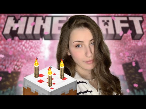 Видео: ОТМЕЧАЮ ДР И ГОТОВЛЮ ТОРТ | ASMR MINECRAFT