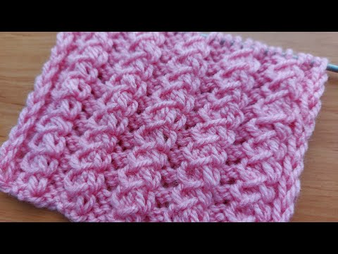 Видео: Узор 👍 спицами для шапочки , свитера, жилета. 