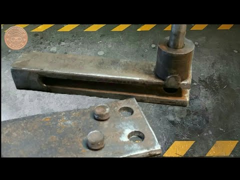 Видео: Дырокол для метала+гидропресс DIY сделай сам